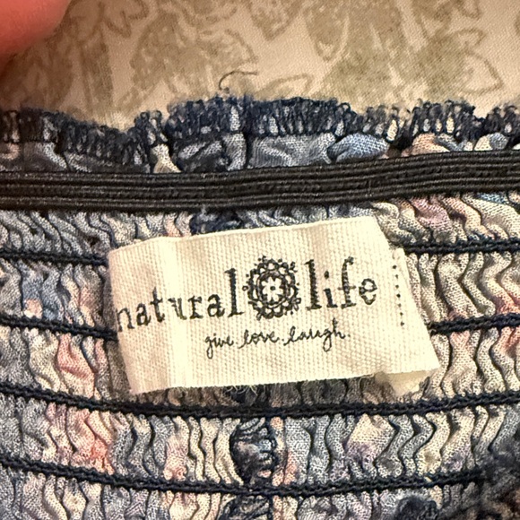 NATURAL LIFE Flowy Wide Leg Pants Size Medium - Picture 5 of 6